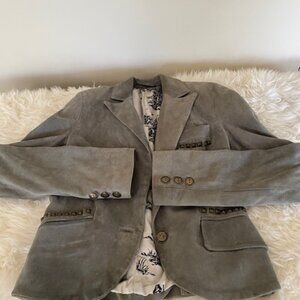 Gray Suede Morphine Generation Jacket